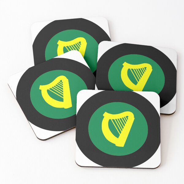 Item preview, Hibs Gold Harp Retro Mod Roundel designed and sold by ModSupporters.