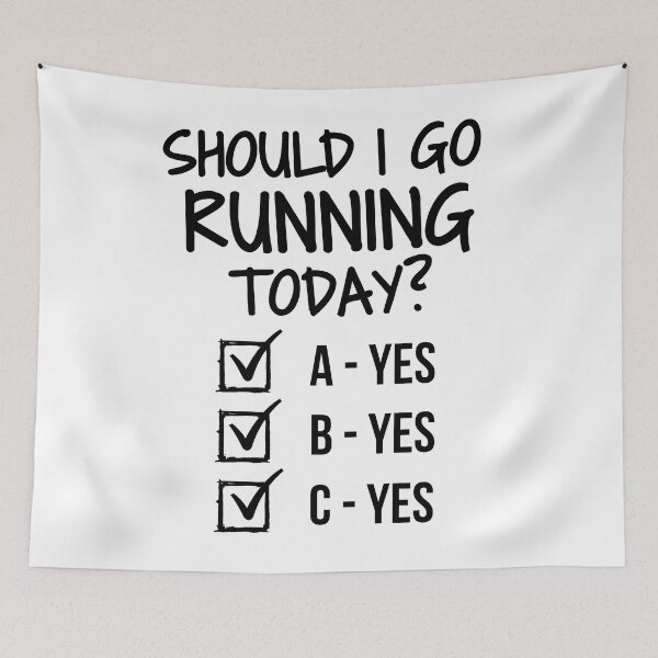 Item preview, Should I go running today? designed and sold by TheGreenGoat.