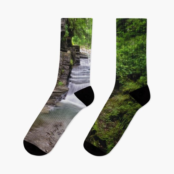 Item preview, Enfield Creek at Robert H. Treman State Park - NY designed and sold by Kathy Weaver.