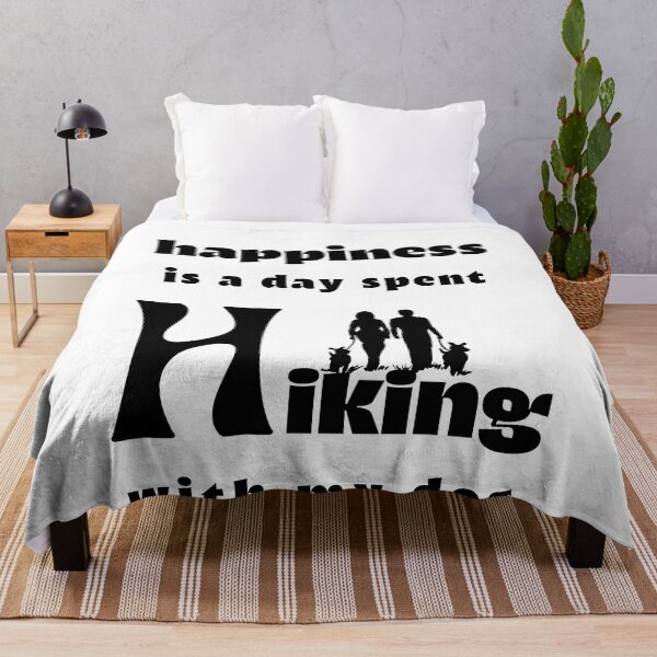Item preview, Happiness Is A Day Spent Hiking wtih my dog designed and sold by laiil.