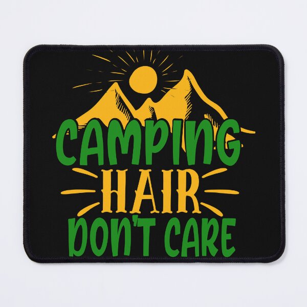 Item preview, camper hair, dont care, camper gift idea, camper humor designed and sold by lapolonaise.