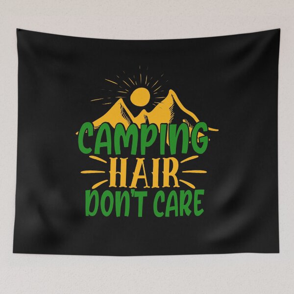 Item preview,  camper hair, dont care, camper gift idea, camper humor designed and sold by lapolonaise.