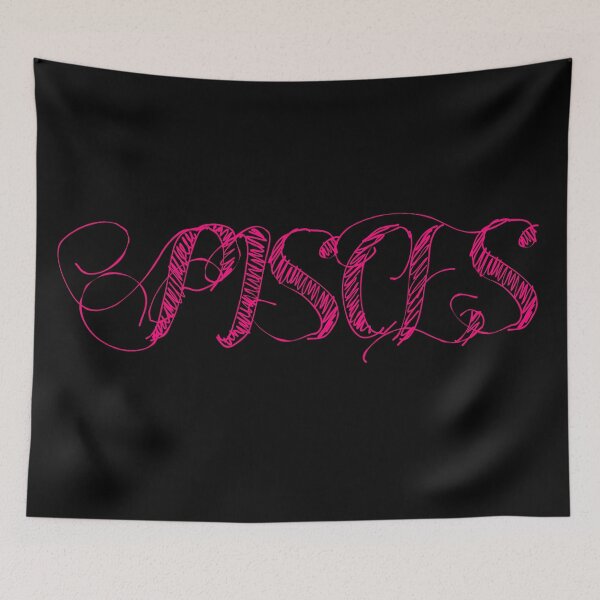 Item preview, PISCES - lettering designed and sold by MelArt90.