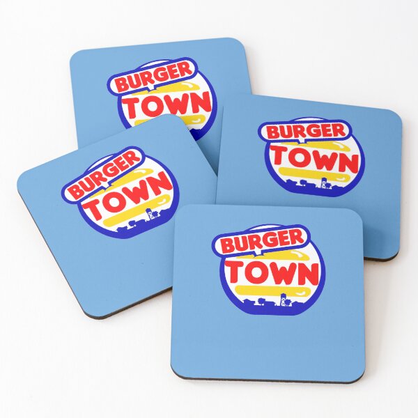 Item preview, Burger Town Best Selling Classic T-Shirt designed and sold by JosefMatl.
