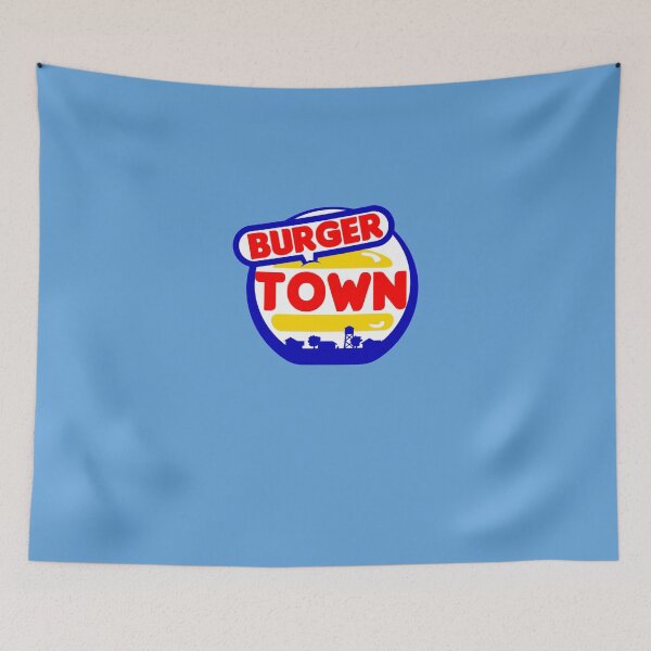 Item preview, Burger Town Best Selling Classic T-Shirt designed and sold by JosefMatl.