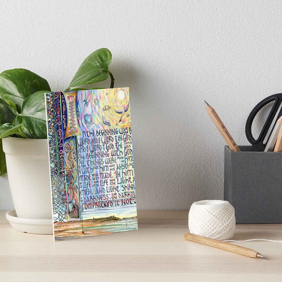 John 1 Art Board Print