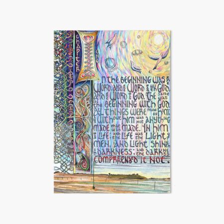 John 1 Art Board Print