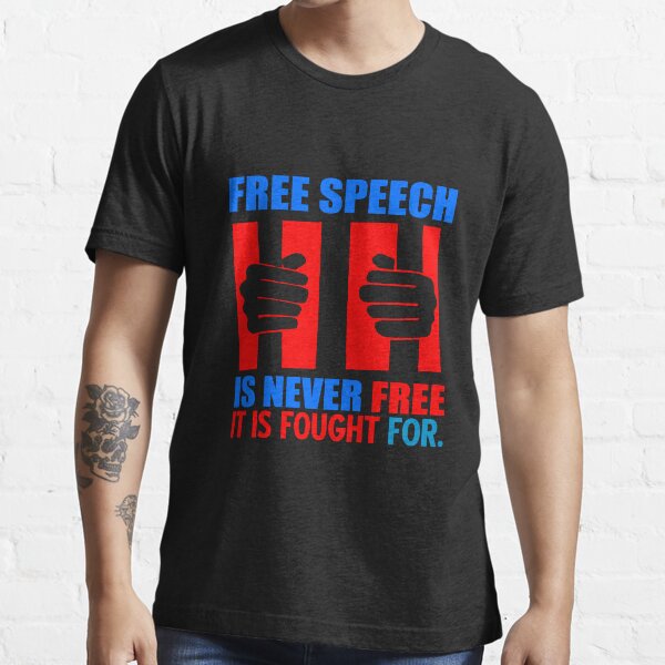 "FREE SPEECH" Tshirt by IMPACTEES Redbubble