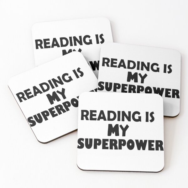 Item preview, Reading Is My Superpower , Funny Simple Text Black And White Font  designed and sold by Every Pet  Shirts.