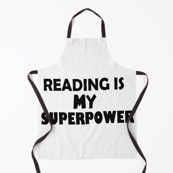 Item preview, Reading Is My Superpower , Funny Simple Text Black And White Font designed and sold by Every Pet Shirts.