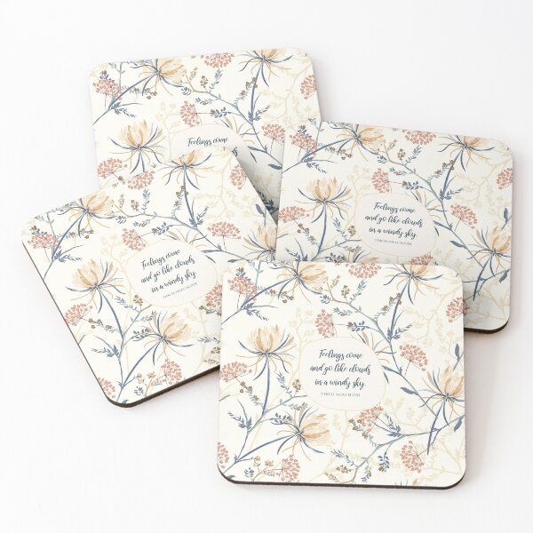 Item preview, Feelings come and go like clouds in a windy sky. - Thich Nhat Hanh designed and sold by StudioCitrine.