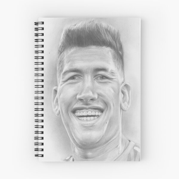 Artikelvorschau, Porträt von Roberto Firmino entworfen und verkauft von Rockberry.