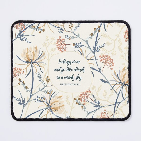 Item preview, Feelings come and go like clouds in a windy sky. - Thich Nhat Hanh designed and sold by StudioCitrine.