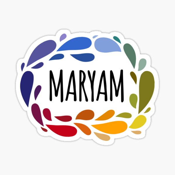 Geschenk IN Vielen Farben Für Tee O Maryam Name & Anfangsbuchstabe Becher 