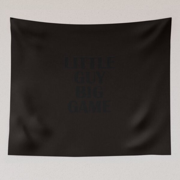 Item preview, LITTLE GUY BIG GAME Essential T-Shirt designed and sold by alexkovacs.