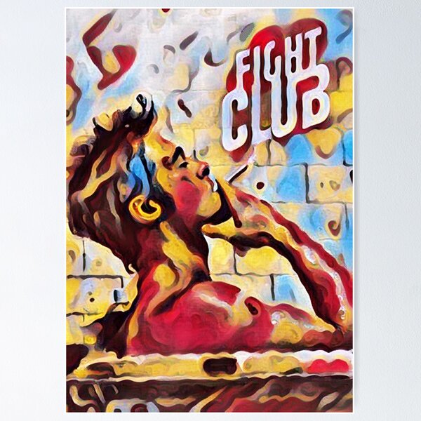 Item preview, Fight Club by David Fincher Movie Poster designed and sold by PeacefulRiver.