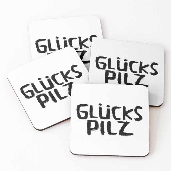 Item preview, Glückspilz, Lucky Mushroom, In Luck, Funny German designed and sold by badlydrawnbabe.