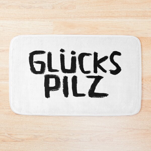 Item preview, Glückspilz, Lucky Mushroom, In Luck, Funny German designed and sold by badlydrawnbabe.