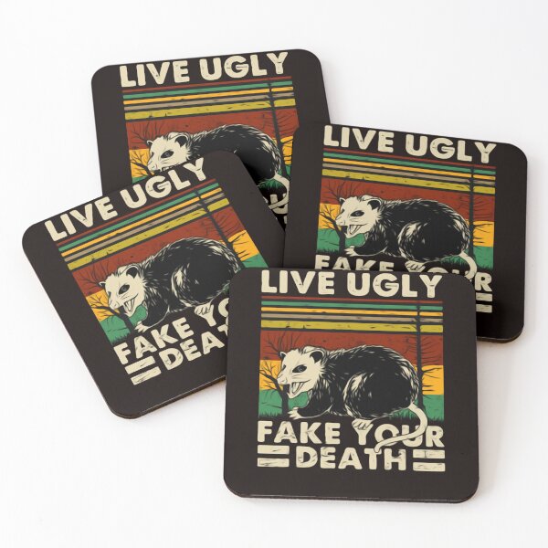 Item preview, Live Ugly Fake Your Death Essential T-Shirt designed and sold by alexkovacs.