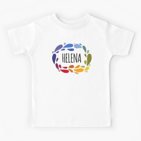 Helena Name Cute Colorful Gift Named Helena Kids T-Shirt