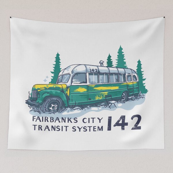 Item preview, Fairbanks City Transit System 142 Magic Bus Dark Text designed and sold by grafikis.