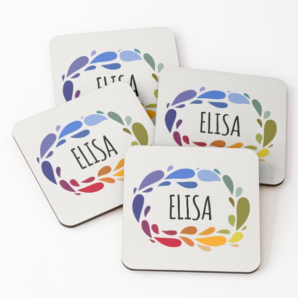 Item preview, Elisa Name Cute Colorful Gift Named Elisa designed and sold by kindxinn.