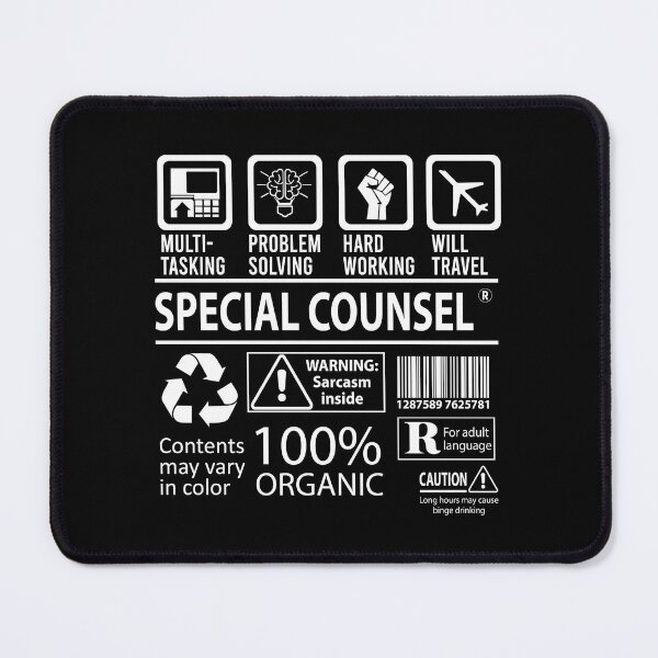 Item preview, Special Counsel T Shirt - MultiTasking Certified Job Gift Item Tee designed and sold by sabinacsnm.