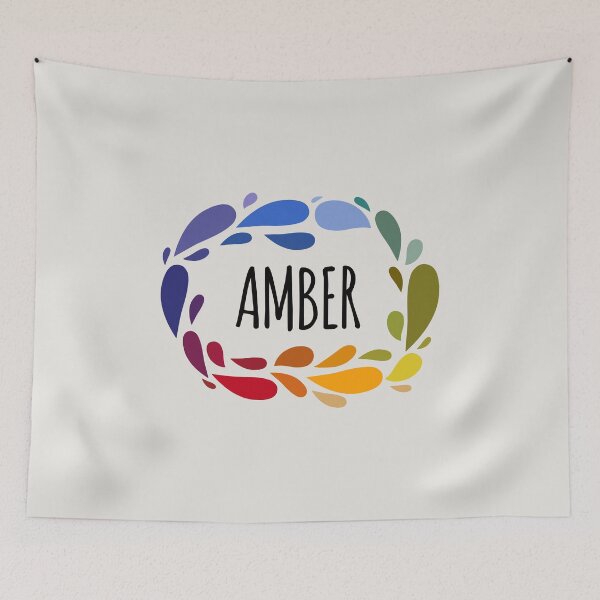 Item preview, Amber Name Cute Colorful Gift Named Amber designed and sold by kindxinn.