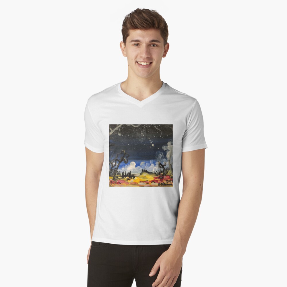 Item preview, V-Neck T-Shirt designed and sold by bevmostic.