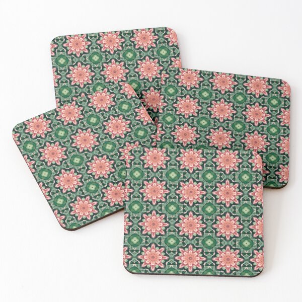 Artikelvorschau, Vintage abstraktes Blumenmuster entworfen und verkauft von pugmom4.