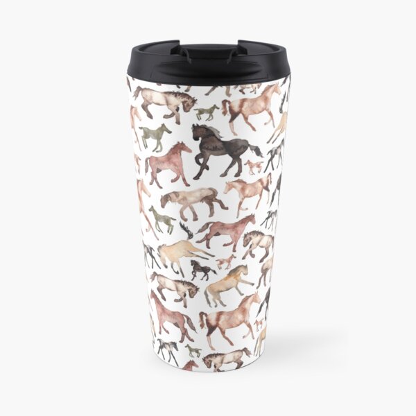 Horses Travel Mug