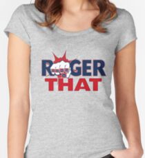 Tom Brady Roger That Women's Fitted Scoop T-Shirt