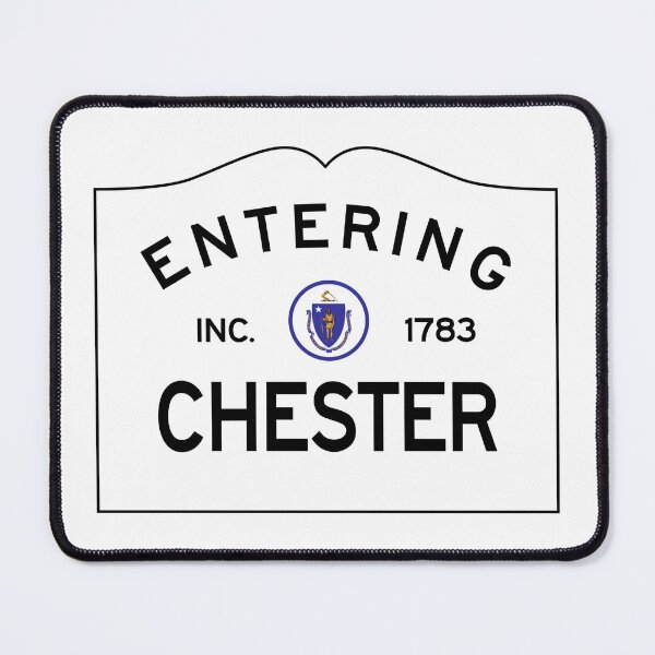 Item preview, Entering Chester Massachusetts - Commonwealth of Massachusetts Road Sign  designed and sold by NewNomads.