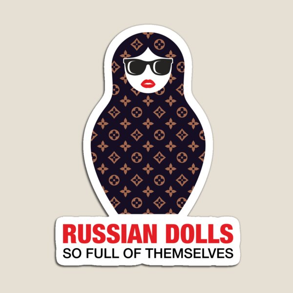 Artikel-Vorschau von Russische Puppen so voll von sich selbst. Glamour-Matroschka., designt und verkauft von ProfiTrollka.