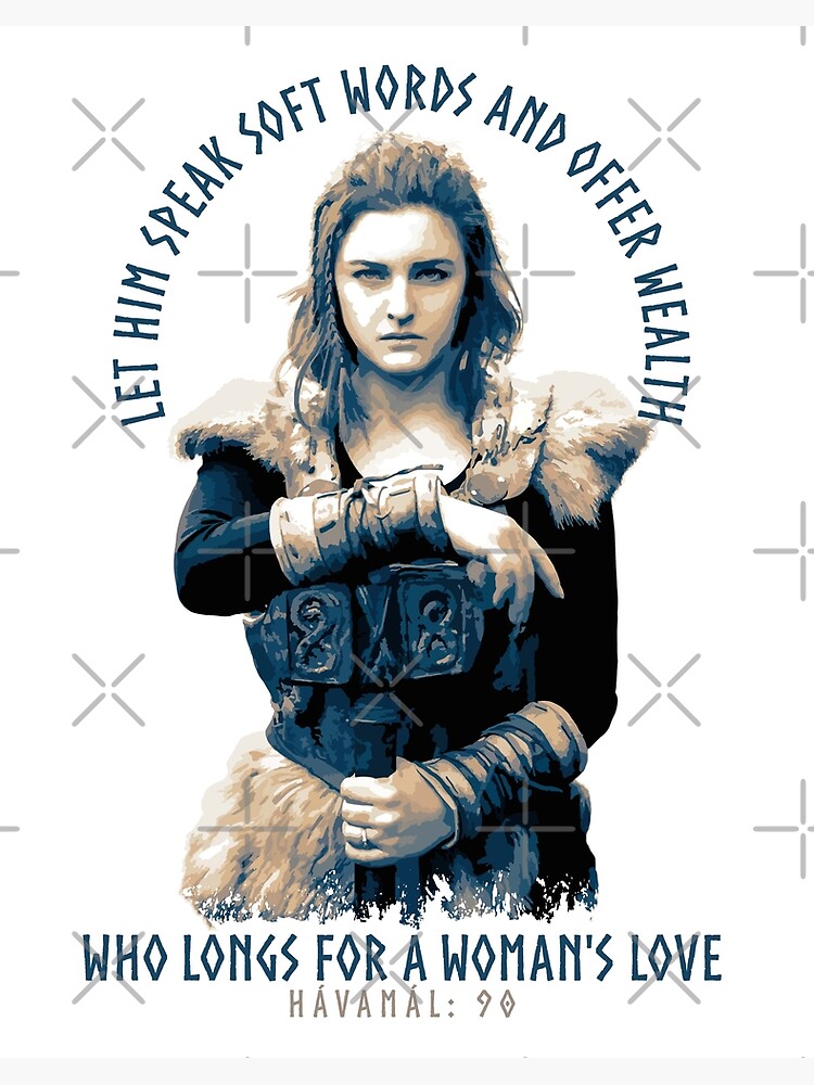 Viking Shield Maiden | Art Board Print