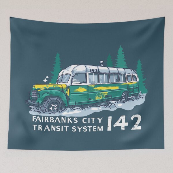 Item preview, Fairbanks City Transit System 142 Magic Bus Light Text designed and sold by grafikis.