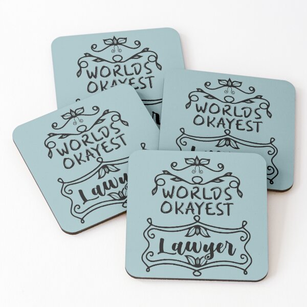 Item preview, Worlds Okayest Lawyer - Funny Lawyer Quote Gift Idea For Men and Womens designed and sold by Mmmm3344.