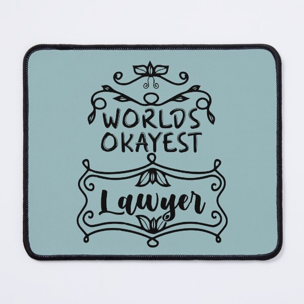 Item preview, Worlds Okayest Lawyer - Funny Lawyer Quote Gift Idea For Men and Womens designed and sold by Mmmm3344.