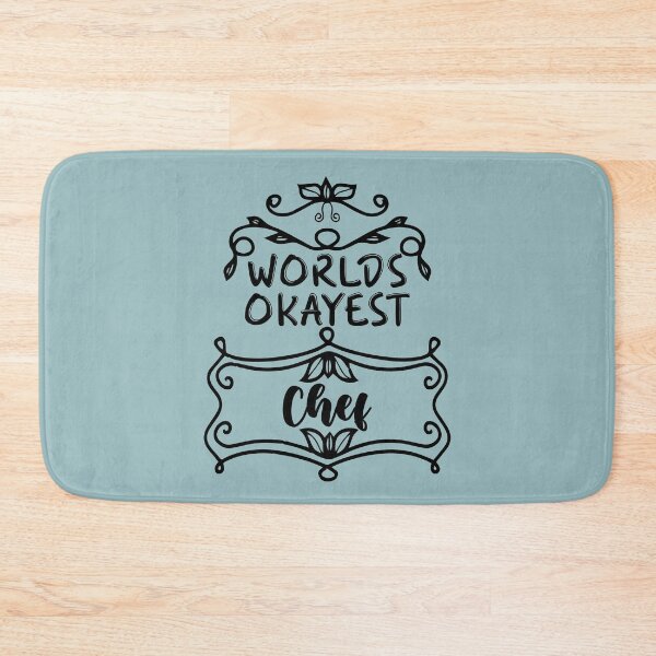 Item preview, Worlds Okayest Chef - Funny Chef Quote Gift Idea For Men and Womens designed and sold by Mmmm3344.