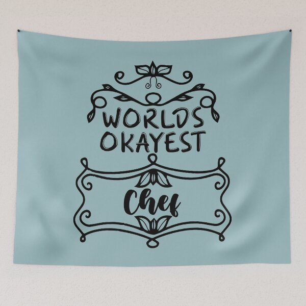 Item preview, Worlds Okayest Chef - Funny Chef Quote Gift Idea For Men and Womens designed and sold by Mmmm3344.