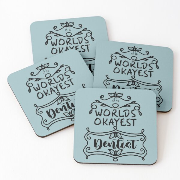 Item preview, Worlds Okayest Dentist - Funny Dentist Quote Gift Idea For Men and Womens designed and sold by Mmmm3344.