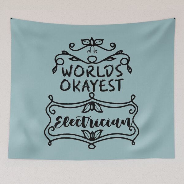 Item preview, Worlds Okayest Electrician - Funny Electrician Quote Gift Idea For Men and Womens designed and sold by Mmmm3344.