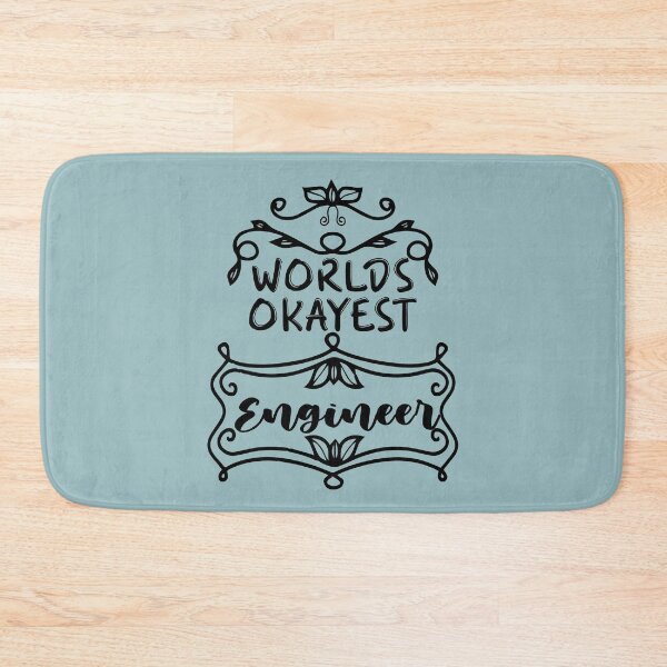 Item preview, Worlds Okayest Engineer - Funny Engineer Quote Gift Idea For Men and Womens designed and sold by Mmmm3344.