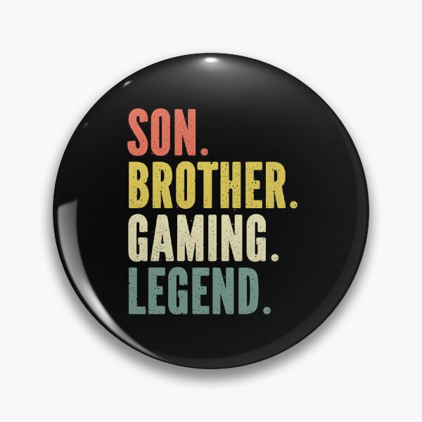 Item preview, Son Brother Gaming Legend Gamer Gifts designed and sold by 3colors3.