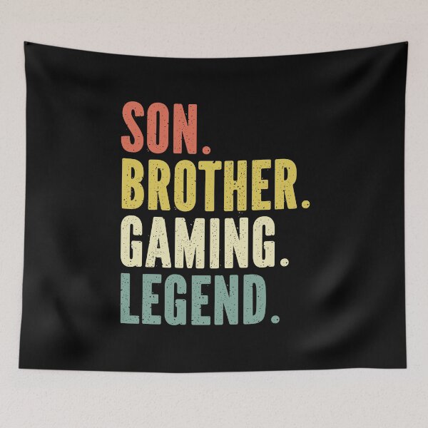 Item preview, Son Brother Gaming Legend Gamer Gifts designed and sold by 3colors3.