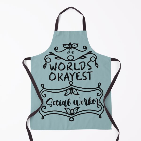 Item preview, Worlds Okayest Social Worker - Funny Social Worker Quote Gift Idea For Men and Womens designed and sold by Mmmm3344.