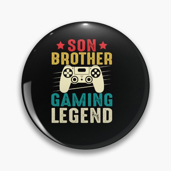 Item preview, Son Brother Gaming Legend Gamer Gifts designed and sold by 3colors3.