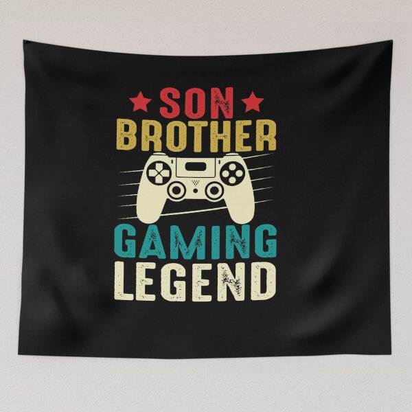 Item preview, Son Brother Gaming Legend Gamer Gifts designed and sold by 3colors3.