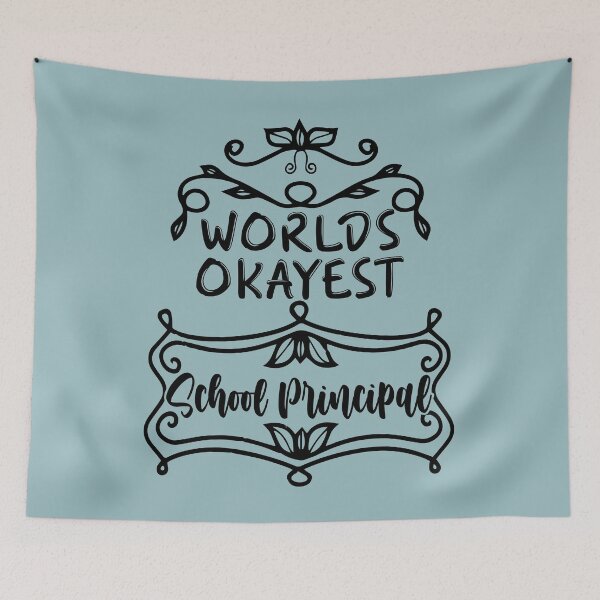 Item preview, Worlds Okayest School Principal - Funny School Principal Quote Gift Idea For Men and Womens designed and sold by Mmmm3344.