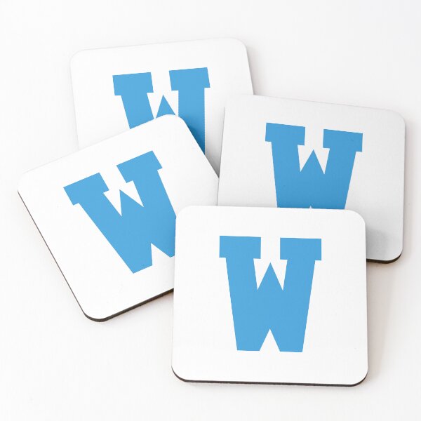 Item preview, Alphabet, Blue W, Sports letter W designed and sold by TheCultStuff.
